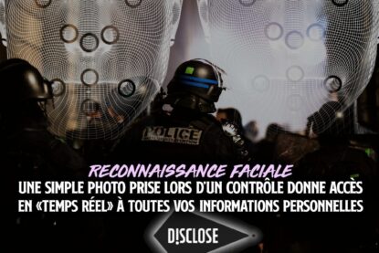 Des policiers qui utilisent la reconnaissance faciale pour mieux réprimer.