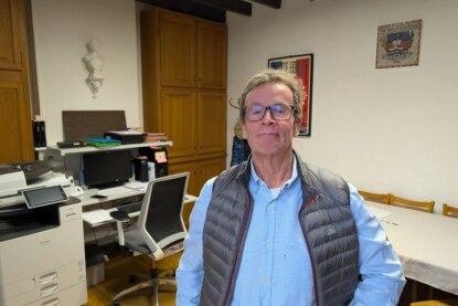 Frédéric De La Rue, au sein de la mairie.
