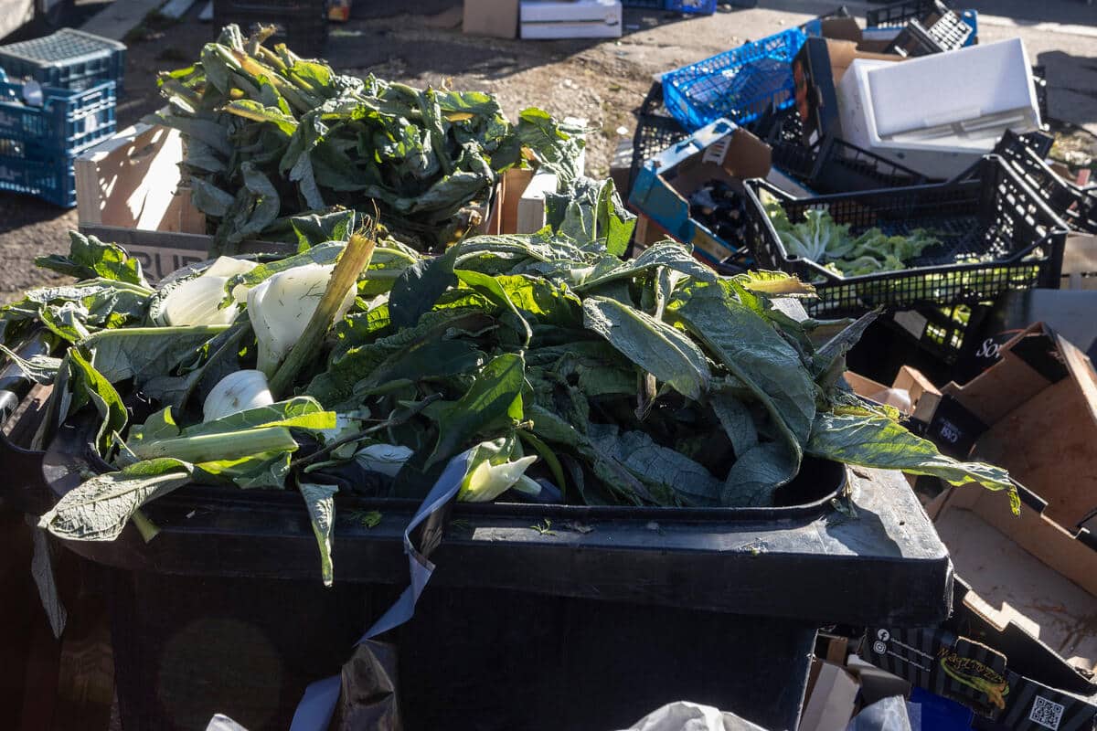 marché en Italie, gaspillage alimentaire