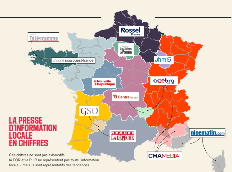 Capture d’écran/Rapport RSF : “France : l’information locale en première ligne”