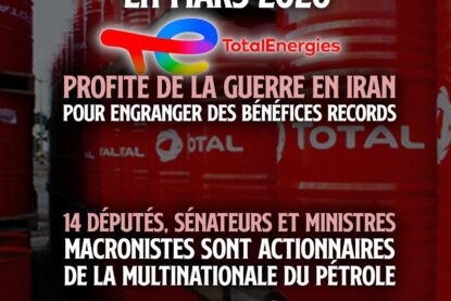 Des barils de pétrole siglés Total.