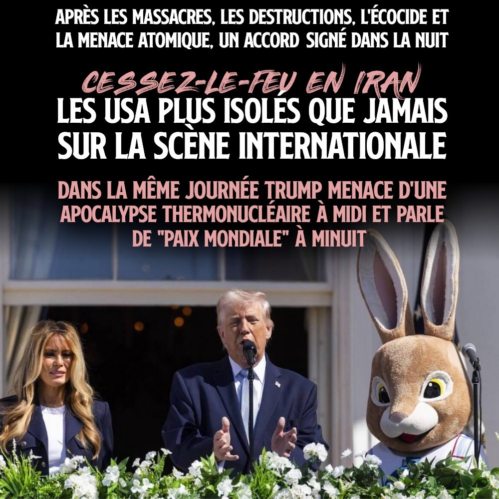 Donald Trump menaçant l