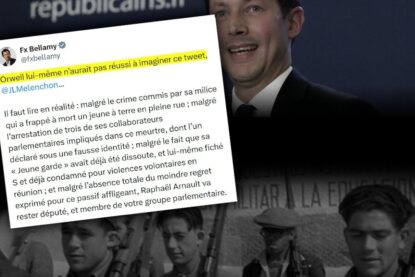 François-Xavier Bellamy, le patron des "Républicains" qui ose citer Orwell pour critiquer l