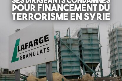 Une usine de granulats de Lafarge, dont les profits ont permis de financer Daesh