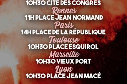 Les rendez-vous pour ce Premier Mai 2026
