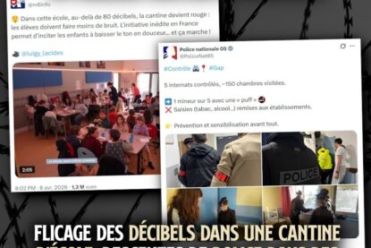 À la cantine des enfants sommés de faire moins de bruit, dans un internt la police fouille des adolescents. La société vieillissante est en guerre contre sa jeunesse.