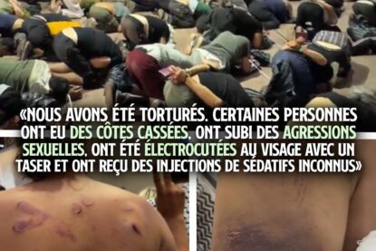 Des positions douloureuses et de nombreuses marques de coups sur les corps : les membres de la flottille pour Gaza ont été torturés par l