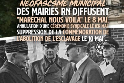 Le maréchal Pétain serrant la main d