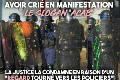 Des policiers colorés, dont l