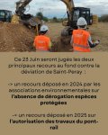 Lutte à St Péray : rassemblements aux tribunaux : recours au fond et répression judiciaire {JPEG}