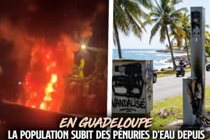 Des radars incendiés en Guadeloupe alors que l
