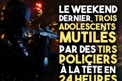 La police a mutilé au moins trois mineurs en 24h après la victoire du PSG
