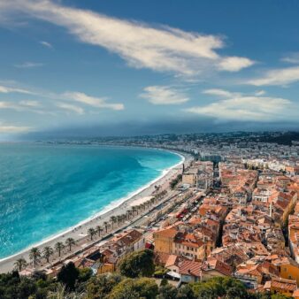 Ville de Nice, en France