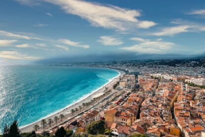 Ville de Nice, en France