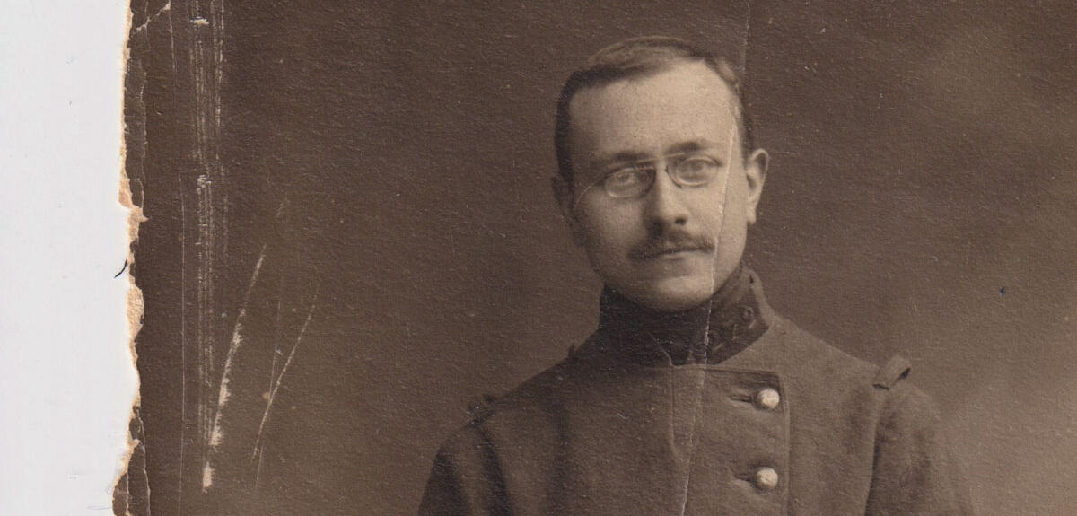 Marc Bloch en uniforme de sergent en 1914