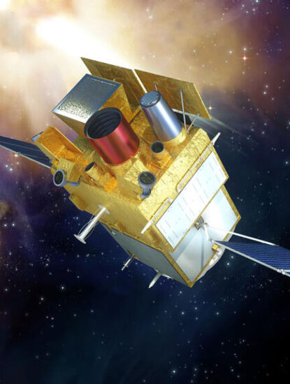 Illustration du satellite SVOM © CNES / Olivier Sattler, 2015