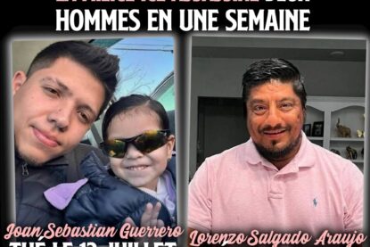 Joan Sebastian Guerrero à gauche, Lorenzo Salgado Araujo à droite : deux migrants installés aux USA et tués par l