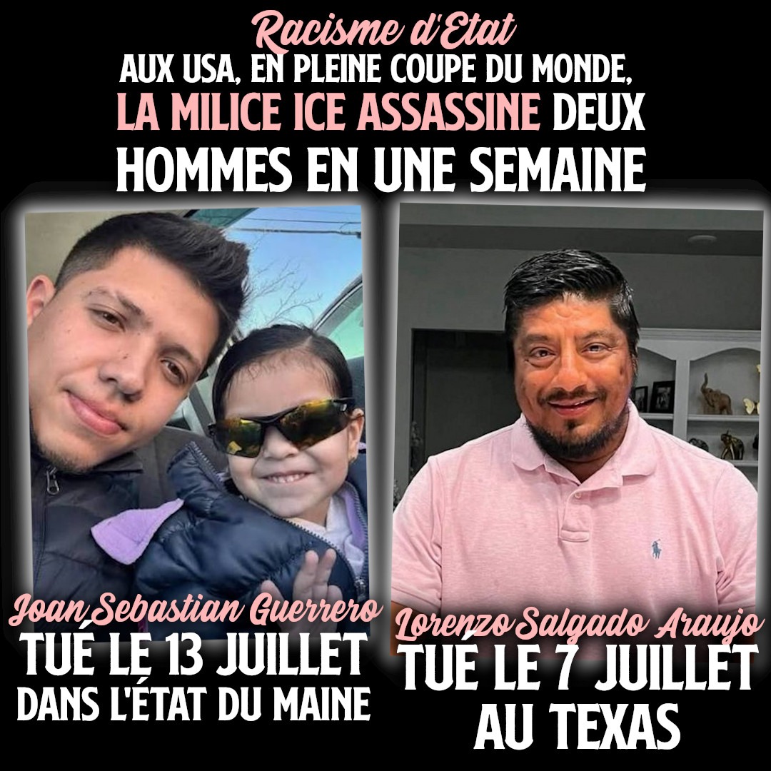 Joan Sebastian Guerrero à gauche, Lorenzo Salgado Araujo à droite : deux migrants installés aux USA et tués par l