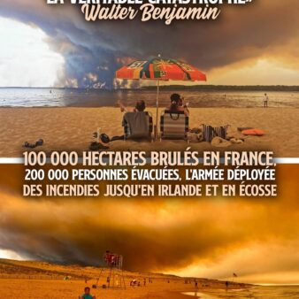 Des vacanciers et un enfant sur une plage en Gironde, pendant qu