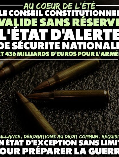 Aucune réserve, aucune limite. Le Conseil Constitutionnel a validé le 6 août l